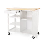 Chariot de cuisine moderne à roulettes — L 106,05 x P 48 x H 89,5 cm