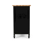 Chariot de cuisine moderne à roulettes — L 106,05 x P 48 x H 89,5 cm