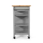 Chariot de cuisine moderne à roulettes — L 106,05 x P 48 x H 89,5 cm
