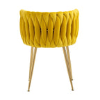 Chaise de salle à manger en velours au charme moderne