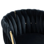 Chaise de salle à manger en velours au charme moderne