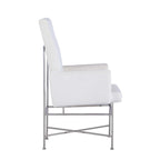 Modern Armchair with Steel Frame