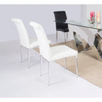 Chaise d'appoint cantilever rembourrée moderne