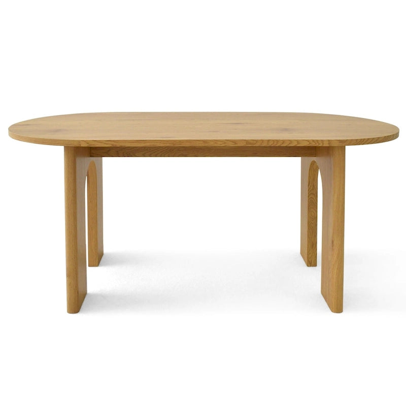 Table à manger 67 sur pied central - Chêne
