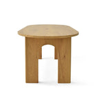 Table à manger 67 sur pied central - Chêne