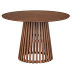 Table à manger en bois tourné