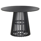 Table à manger en bois tourné