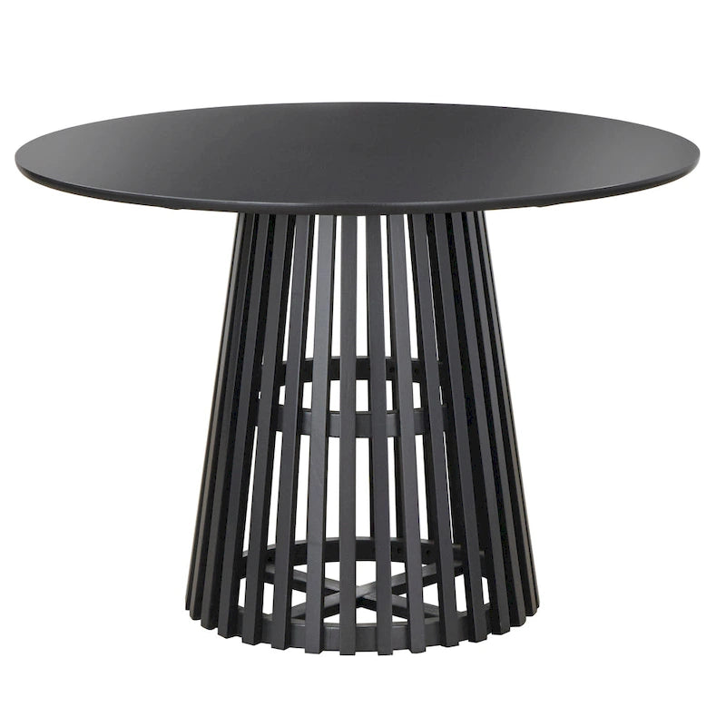 Table à manger en bois tourné