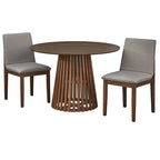 Table à manger en bois tourné