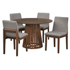Table à manger en bois tourné