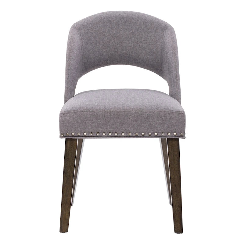 Lot de 2 chaises de salle à manger tapissées Tiffany
