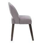 Lot de 2 chaises de salle à manger tapissées Tiffany
