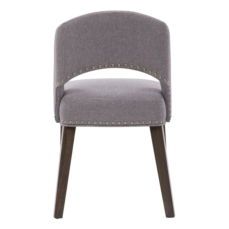 Lot de 2 chaises de salle à manger tapissées Tiffany