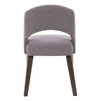 Lot de 2 chaises de salle à manger tapissées Tiffany