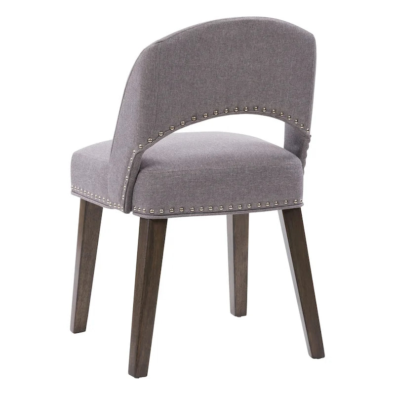 Lot de 2 chaises de salle à manger tapissées Tiffany