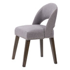 Lot de 2 chaises de salle à manger tapissées Tiffany