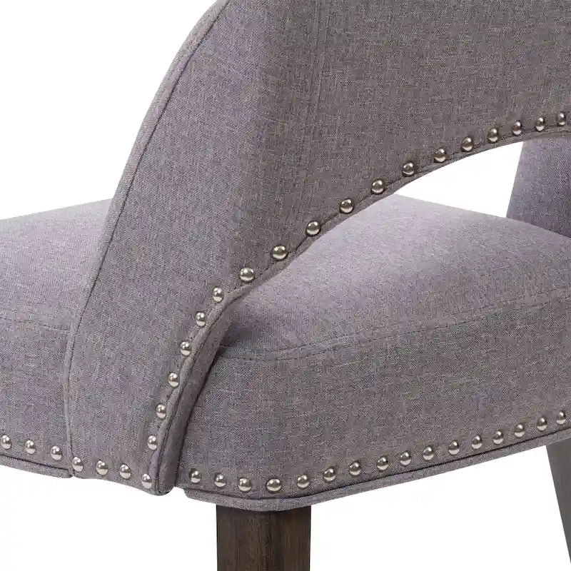 Lot de 2 chaises de salle à manger tapissées Tiffany
