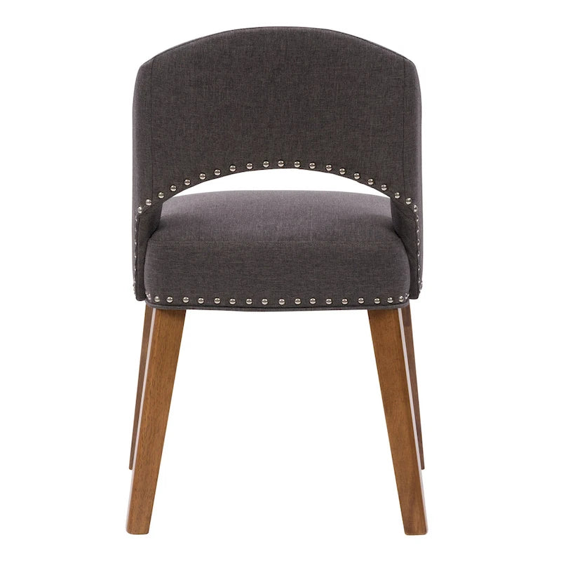 Lot de 2 chaises de salle à manger tapissées Tiffany