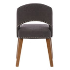 Lot de 2 chaises de salle à manger tapissées Tiffany