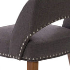 Lot de 2 chaises de salle à manger tapissées Tiffany