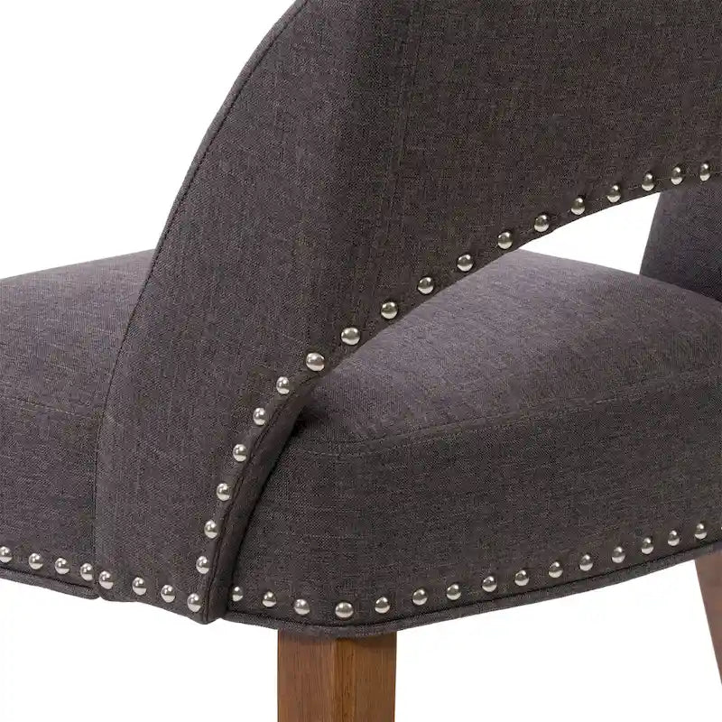 Lot de 2 chaises de salle à manger tapissées Tiffany