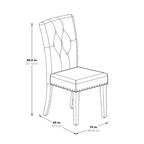 Chaises de salle à manger Preston (lot de 2)
