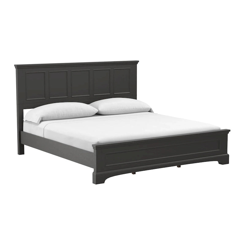Ensemble de chambre à coucher King-Size (comprend 2 tables de chevet, 1 commode et 1 miroir)