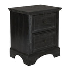 Ensemble de chambre à coucher King-Size (comprend 2 tables de chevet, 1 commode et 1 miroir)