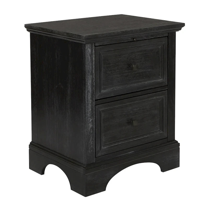 Ensemble de chambre à coucher King-Size (comprend 2 tables de chevet, 1 commode et 1 miroir)