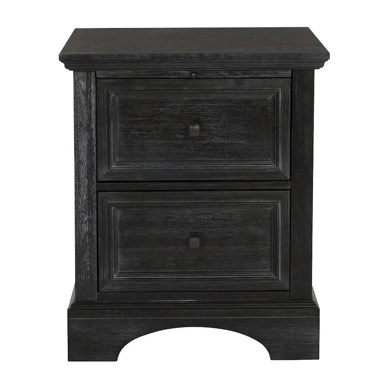 Ensemble de chambre à coucher King-Size (comprend 2 tables de chevet, 1 commode et 1 miroir)