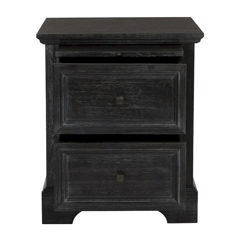 Ensemble de chambre à coucher King-Size (comprend 2 tables de chevet, 1 commode et 1 miroir)