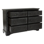 Ensemble de chambre à coucher King-Size (comprend 2 tables de chevet, 1 commode et 1 miroir)