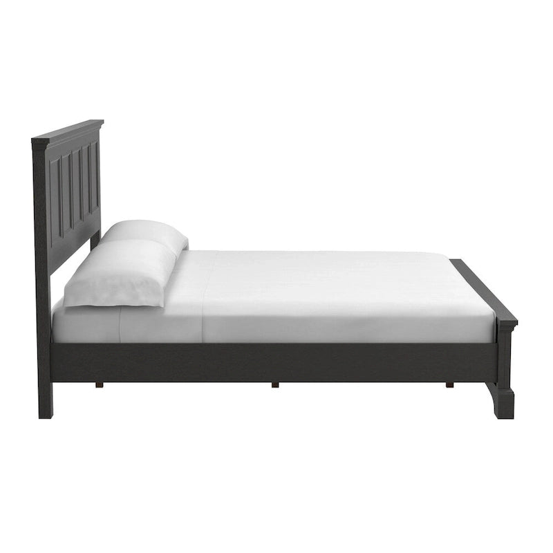Ensemble de chambre à coucher King-Size (comprend 2 tables de chevet, 1 commode et 1 miroir)