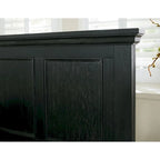 Ensemble de chambre à coucher King-Size (comprend 2 tables de chevet, 1 commode et 1 miroir)