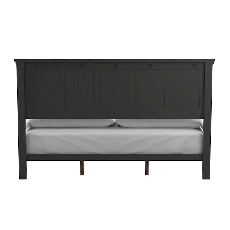 Ensemble de chambre à coucher King-Size (comprend 2 tables de chevet, 1 commode et 1 miroir)