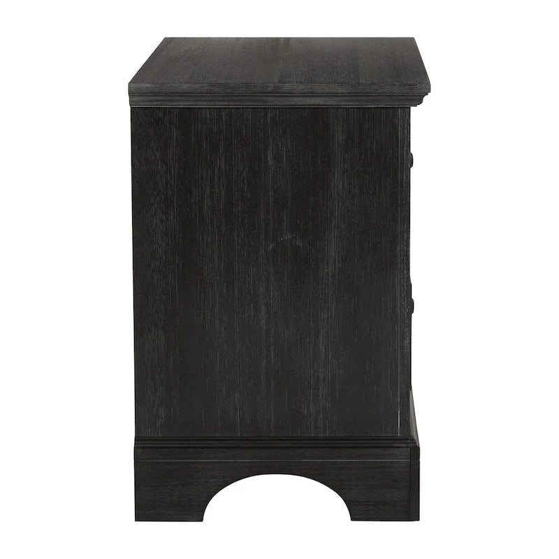 Ensemble de chambre à coucher King-Size (comprend 2 tables de chevet, 1 commode et 1 miroir)