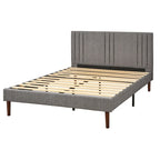 Queen-Size Upholstered Platform Bed