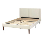 Queen-Size Upholstered Platform Bed