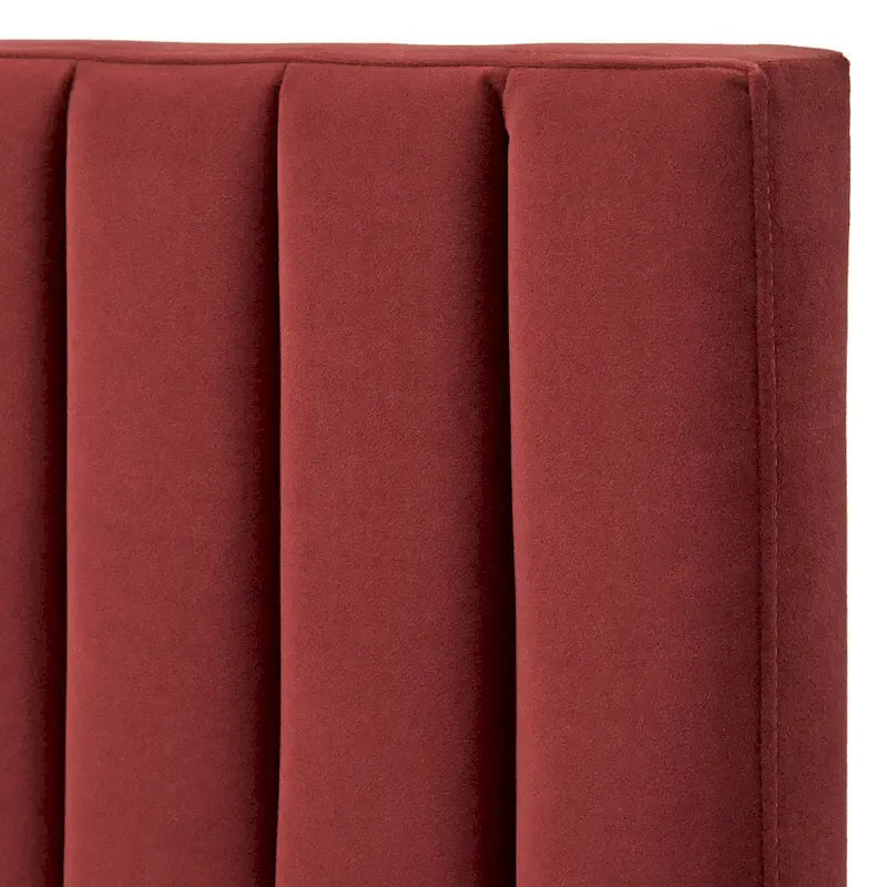 Queen-Size Upholstered Platform Bed
