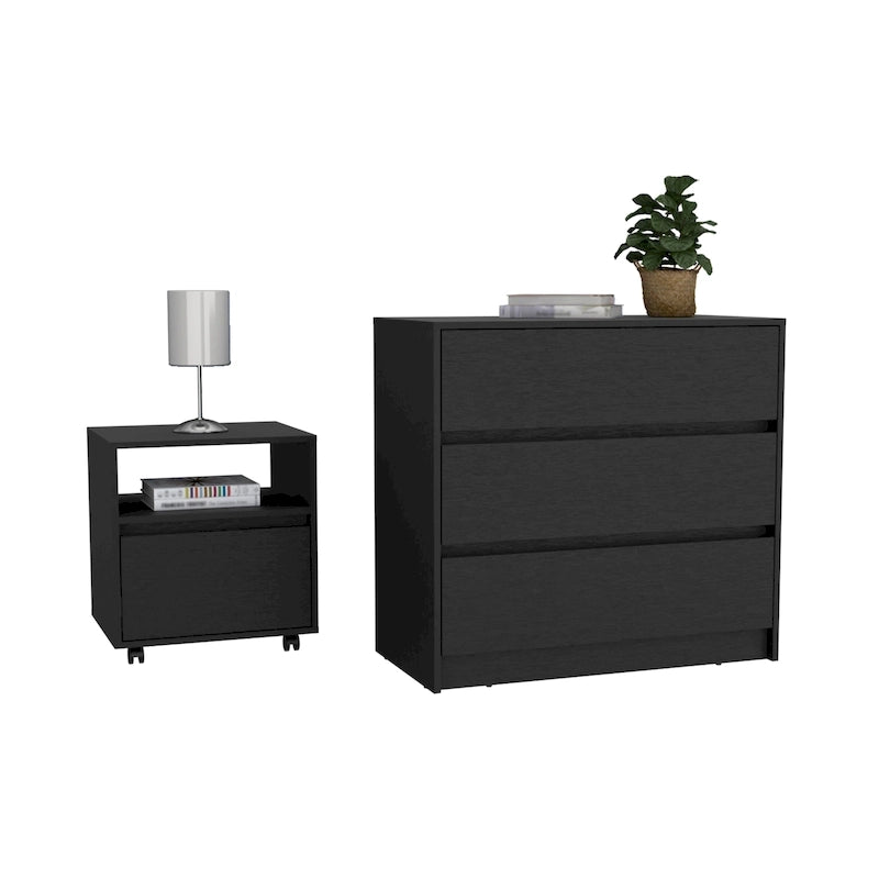 Ensemble de meubles de chambre à coucher deux pièces
