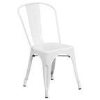 Ensemble table ronde en métal de 76 cm pour intérieur et extérieur