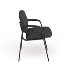 Fauteuil de réception de direction capitonné - Noir
