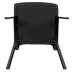 Fauteuil de réception de direction capitonné - Noir