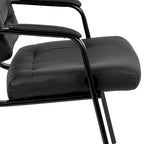 Fauteuil de réception de direction capitonné - Noir