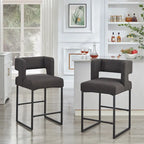 Tabourets de bar hauteur comptoir modernes - Lot de 2
