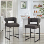 Tabourets de bar hauteur comptoir modernes - Lot de 2