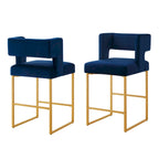 Tabourets de bar hauteur comptoir modernes - Lot de 2