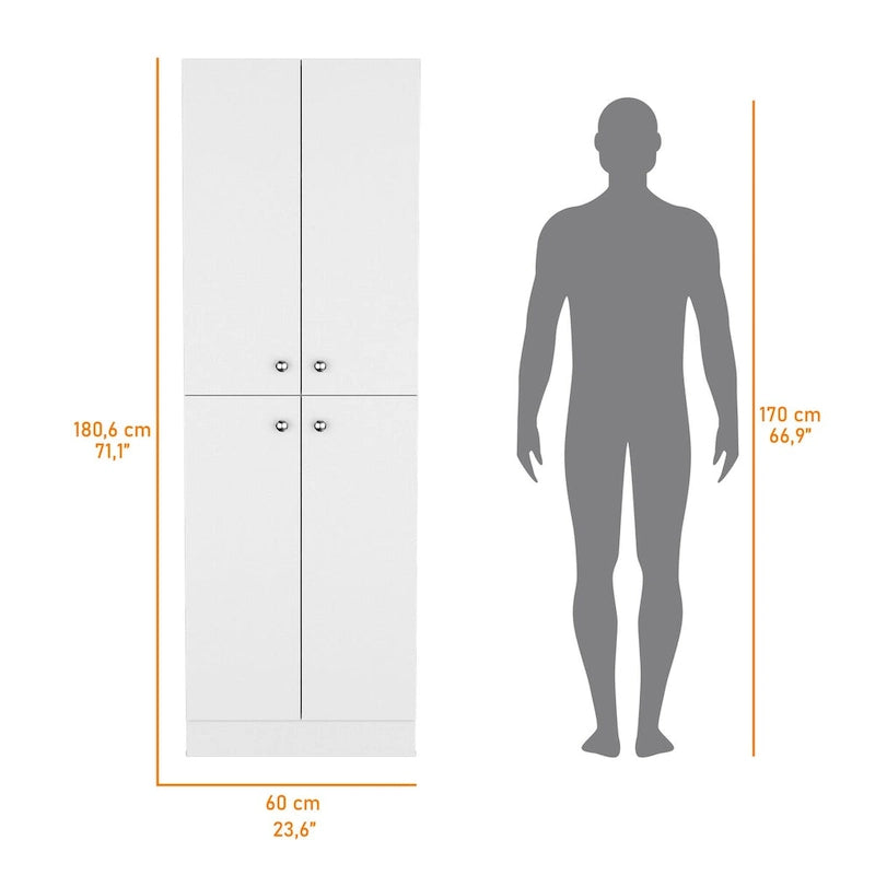 Meuble de rangement 4 portes, 5 compartiments cachés — Aucune donnée disponible