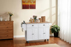 Rolling Kitchen Island on Wheels,Kitchen Cart Breakfast Bar