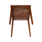 Table à manger en bois expresso foncé (avec pieds de style shaker) — Expresso foncé
